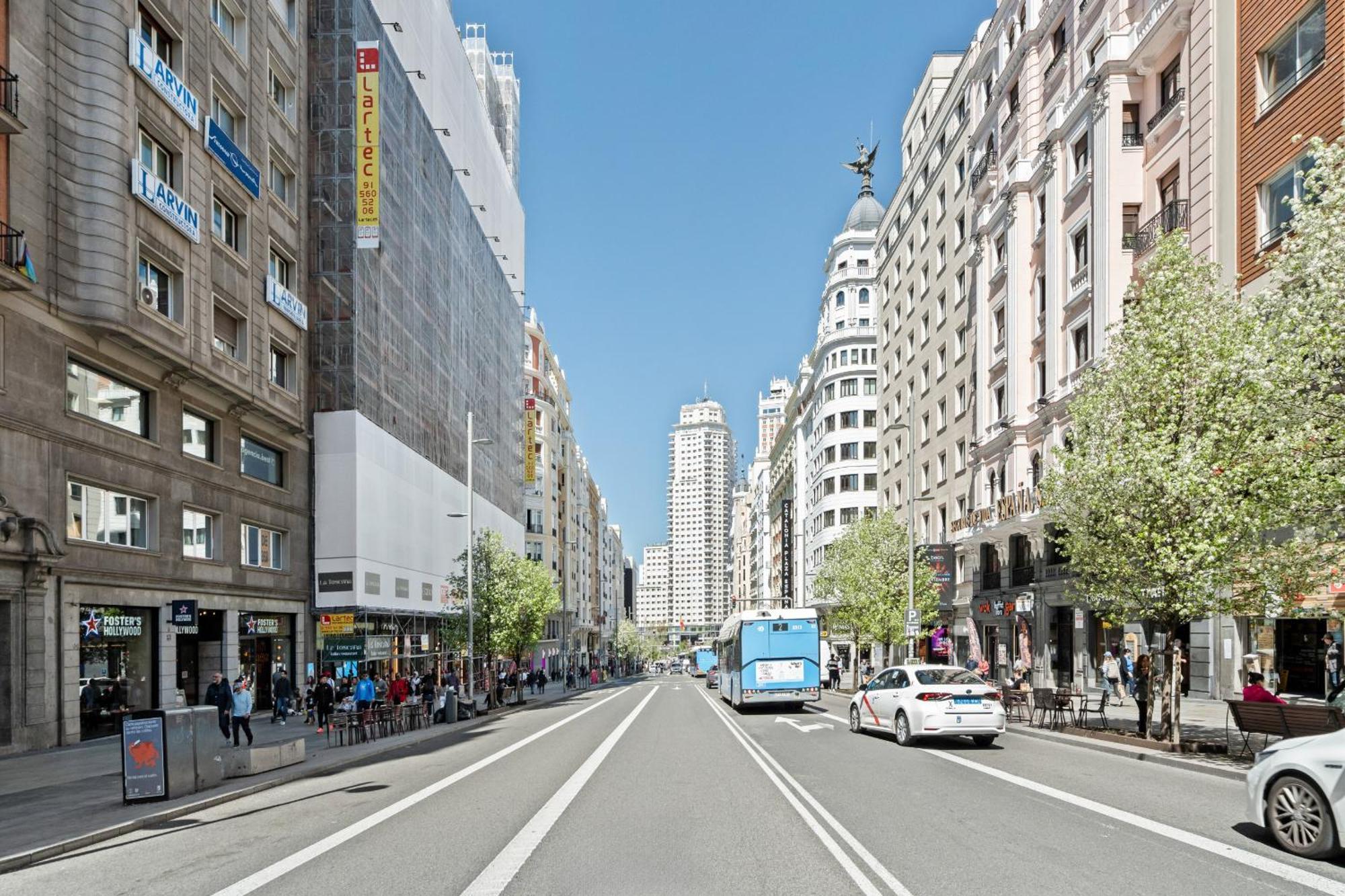 Appartamento Gran Via Panorama Syline 6pax Alquiler Temporal Madrid