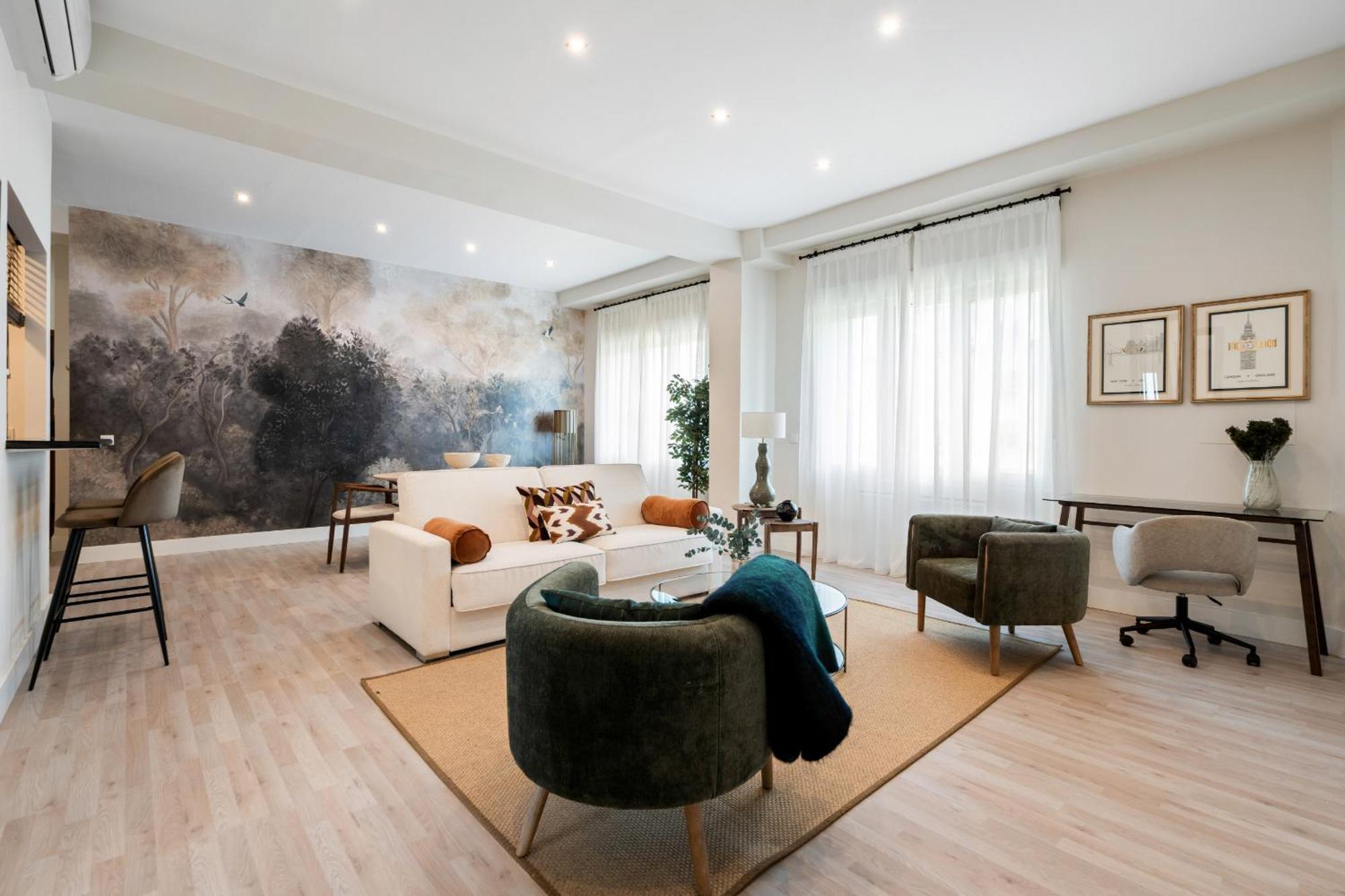 Appartamento Gran Via Panorama Syline 6pax Alquiler Temporal Madrid